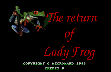 The Return of Lady Frog (set 1) Title Screen